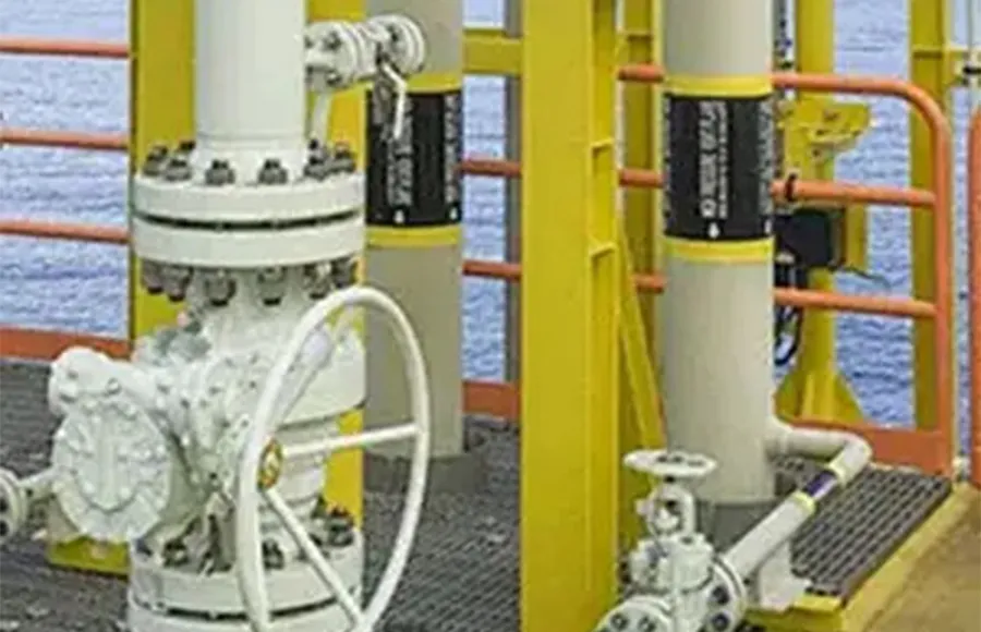 Misurazione del calore dell'acqua di mare della nave degli stati uniti
