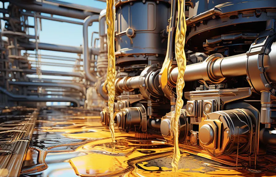 Iniezione di acqua del giacimento petrolifero e misurazione del petrolio greggio