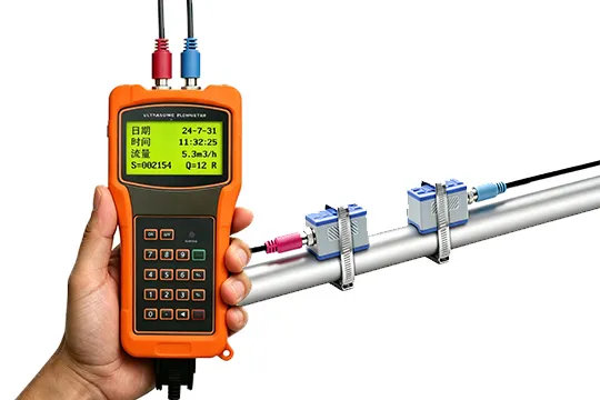 Misuratore di portata ad ultrasuoni portatile