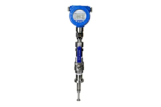 Inserimento del misuratore di portata del Gas