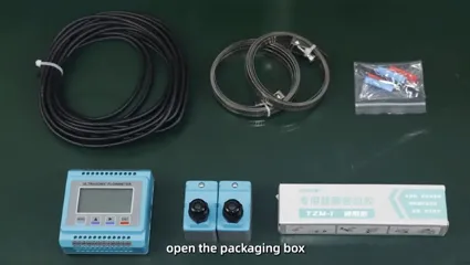 Video di funzionamento dell'installazione del misuratore di portata ad ultrasuoni modulare Jujie